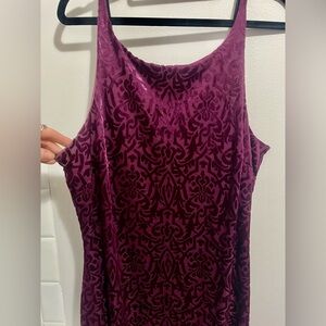 Smart Set Deep Purple Velvet Dress